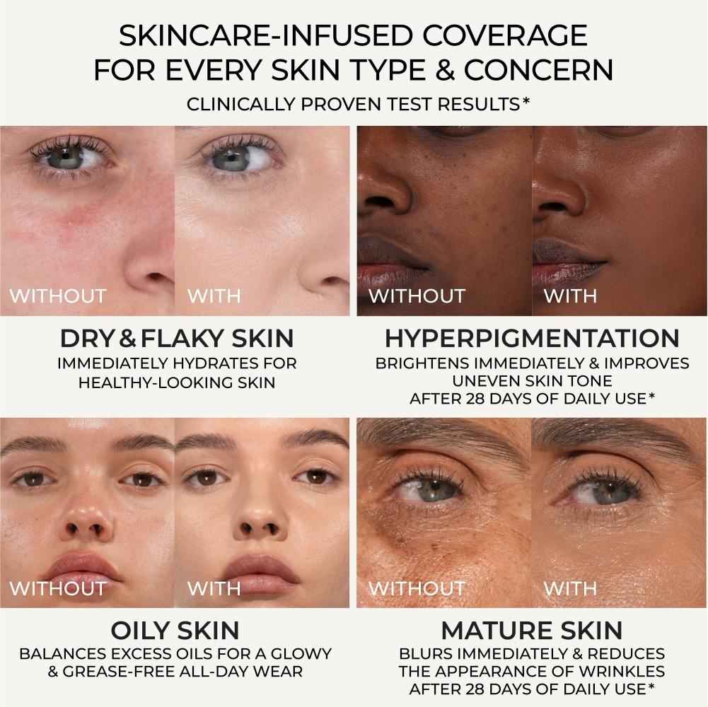 HY-GLAM&trade; FOUNDATION HYDRATING & BLURRING LONGWEAR RADIANT SERUM FOUNDATION (BASE DE MAQUILLAJE H&Iacute;BRIDA)